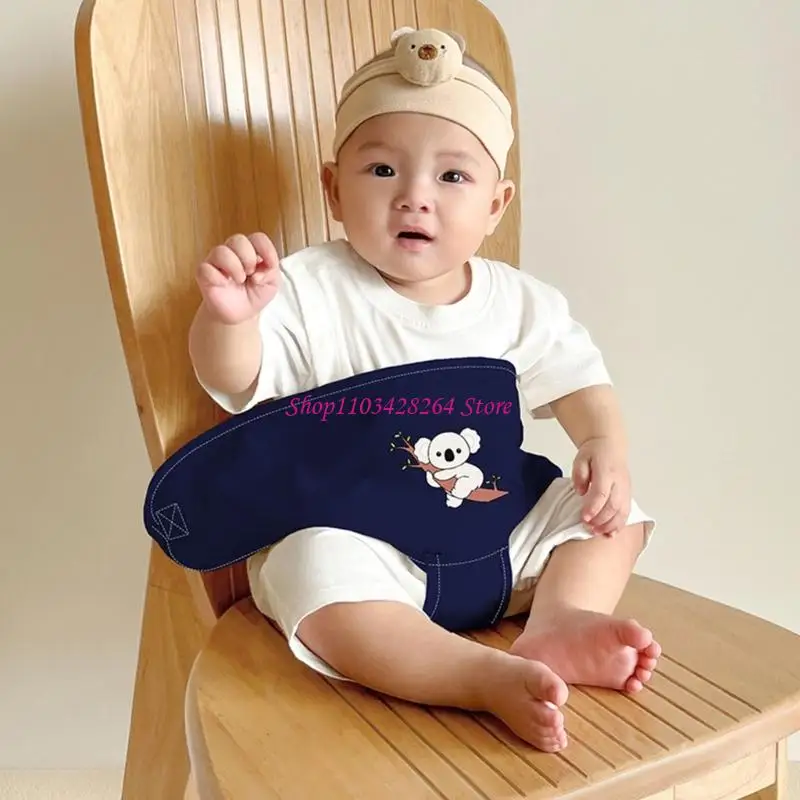  Foldable Baby Feeding Chair Belt Easy Adjustment Home Restaurant Use