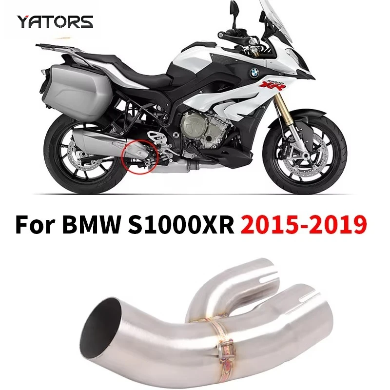 bmw-s1000xr-2015～2018、2019年モデル用。スリップオン式のバイク用エキゾーストシステム。排気管、中間連結パイプ、51mmマフラー。