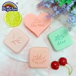 Handmade Soap Stamp Transparent Olive Aloe DIY Plexiglass Acrylic Stamps Teacher's Teaching Aids Student Stationery