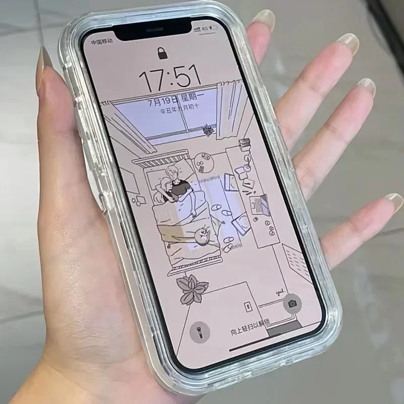 

360 Highly Transparent Gradient Color Case For Moto G62 G42 G52 G82 G22 G100 G200 G60S G60 G50 G51 G71 5G Mobile Phone Case