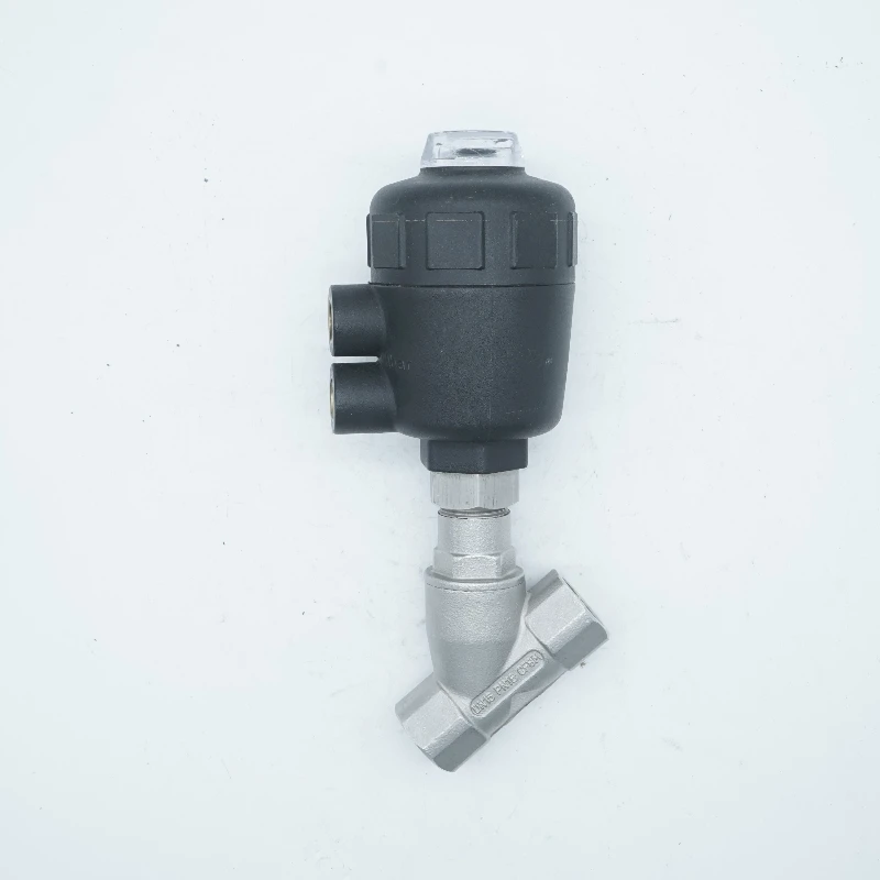 

RJQ22 Pneumatic Control Piston Air Control Angle Seat Valve Double Action Stainless Steel 2/2 Mode Pneumatic Angle Seat Valve