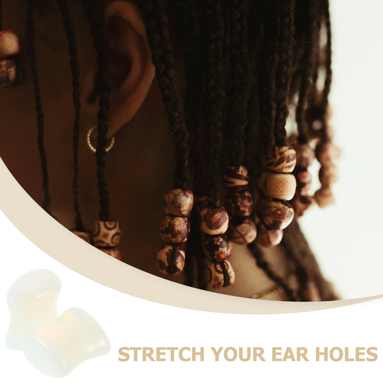 1쌍 솔리드 스톤 귀걸이 귀여운 물방울 모양 유니버설 피어싱 주얼리 가볍고 안전하고 신뢰할 수 있는 여성용 귀걸이