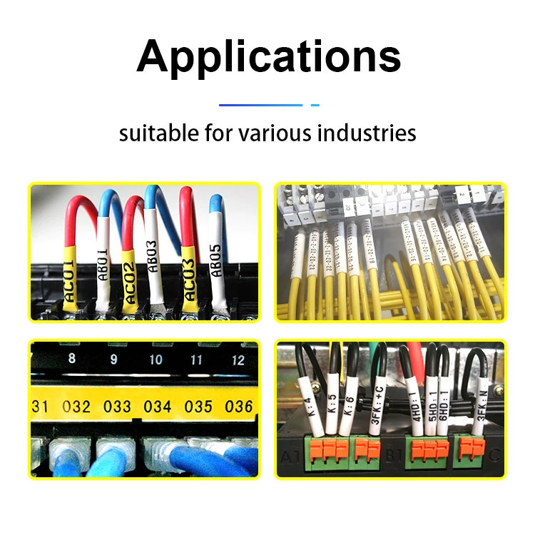 New Automatic Cable Wire Label Heat Shrink Tube Printer Factory Direct Thermal Label Printer With 1 Year Warranty