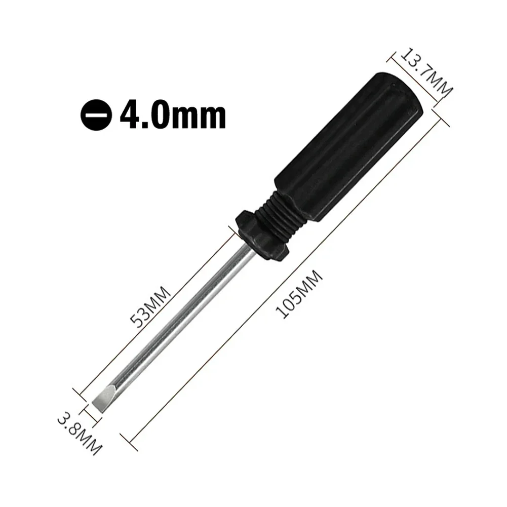 Hand Tool Screwdriver Repair Tool Portable Screwdriver Precision Screwdriver Slotted Cross 4.0mm 4.13Inch 45#steel Brand New