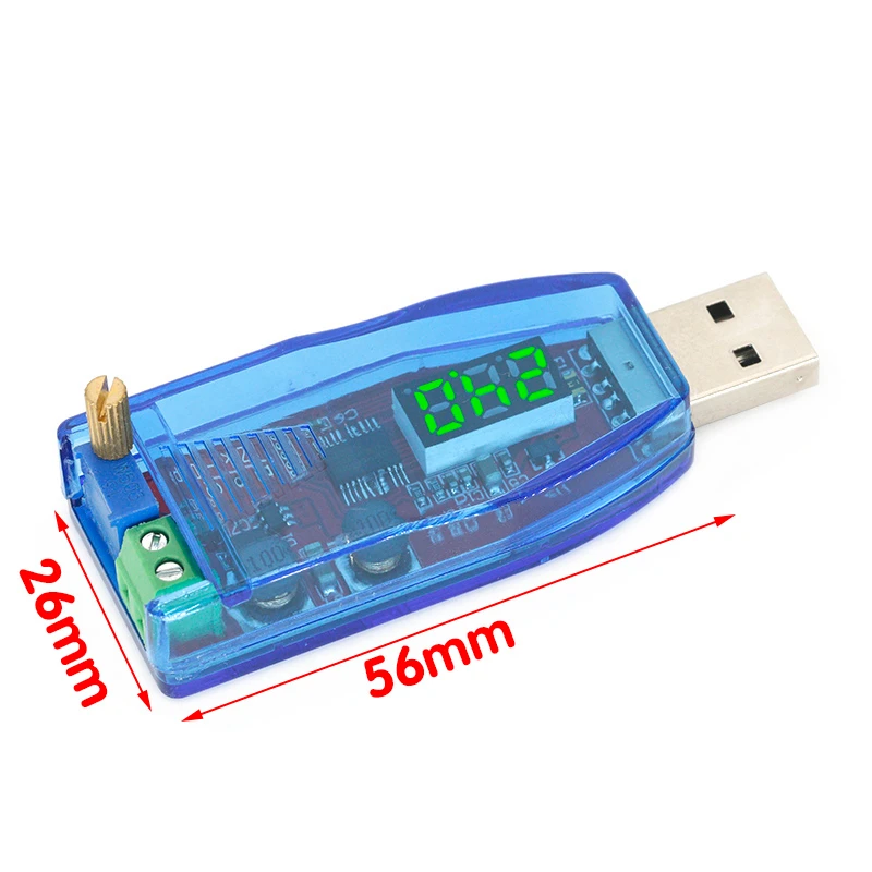 Led DC-DC 5V Naar Dc 1-24V Verstelbare Potentiometer Usb Step Up/Down Buck Boost Converter voeding Voltage Regulator Module
