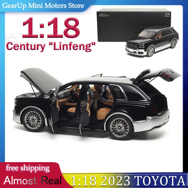 

Масштабная модель Toyota Century 2023 SUV 1:18, литая из сплава, с правым рулем, полностью открывающаяся, коллекционная, роскошная, игрушка-подарок