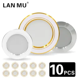 10pcs/lot 5W 9W 12W 15W 18W Led Downlight 220V Ceiling Light Recessed Down light Round Panel Light Cold Warm white LED Spotlight