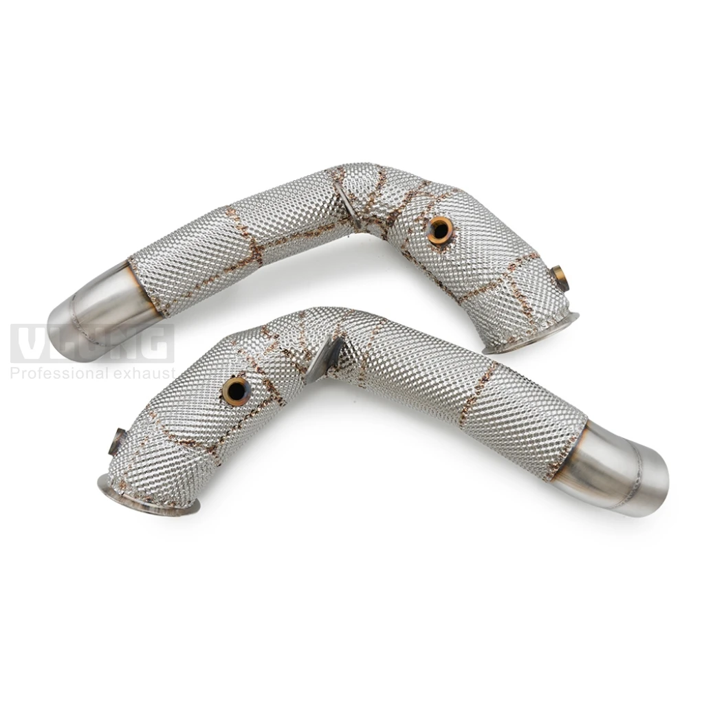 

Sport Straight Downpipe For BMW M5 4.4T (S63) F10 2011-2016 Sports stainless steel drain pipe, high-performance exhaust downpipe