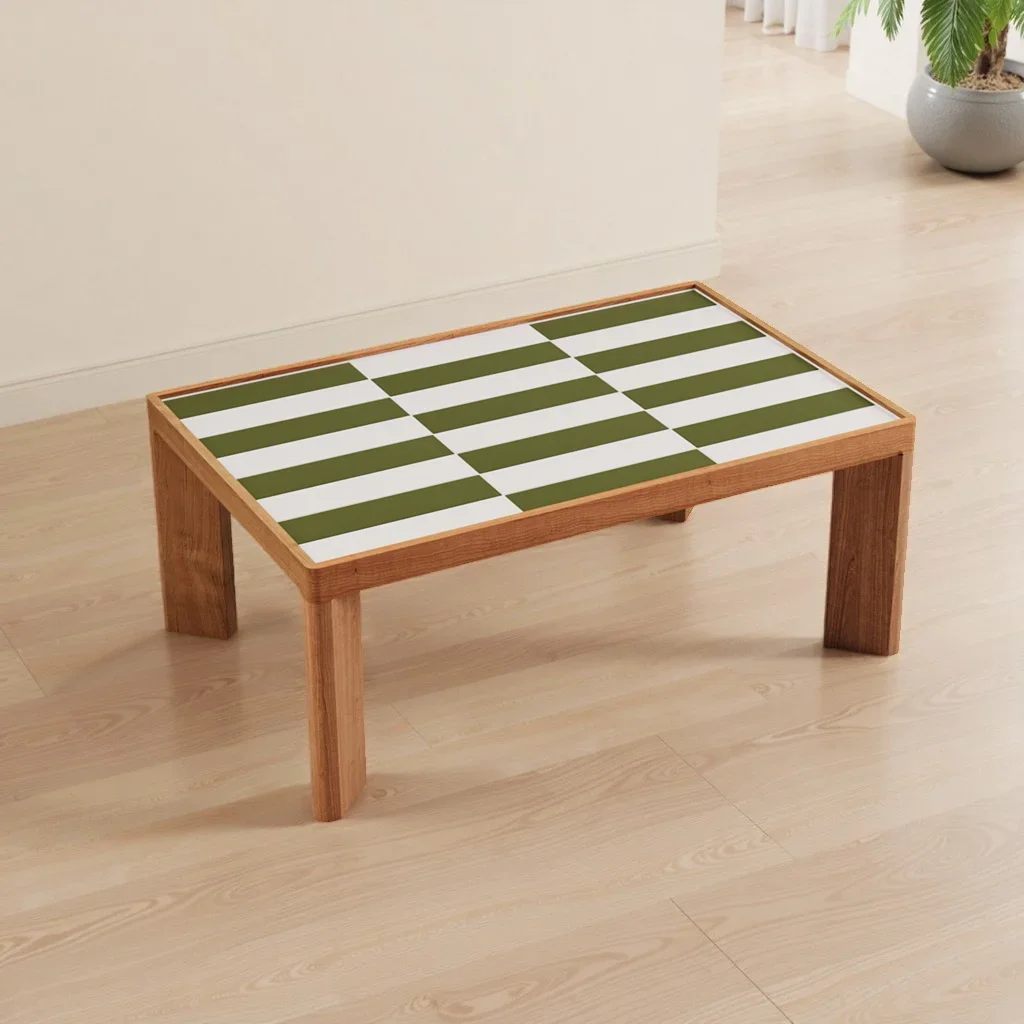 medieval style solid wood coffee table, retro long table, small apartment, living room making tea, low table, bedroom balcony