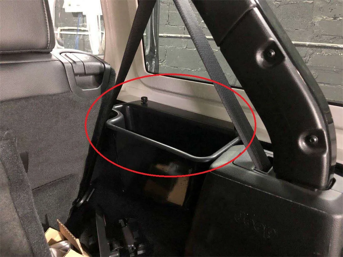 ABS Storage Box On Two sides Of Tail Box For Jeep Wrangler JL 2018+ For Sahara Rubicon JL1183 LantSun