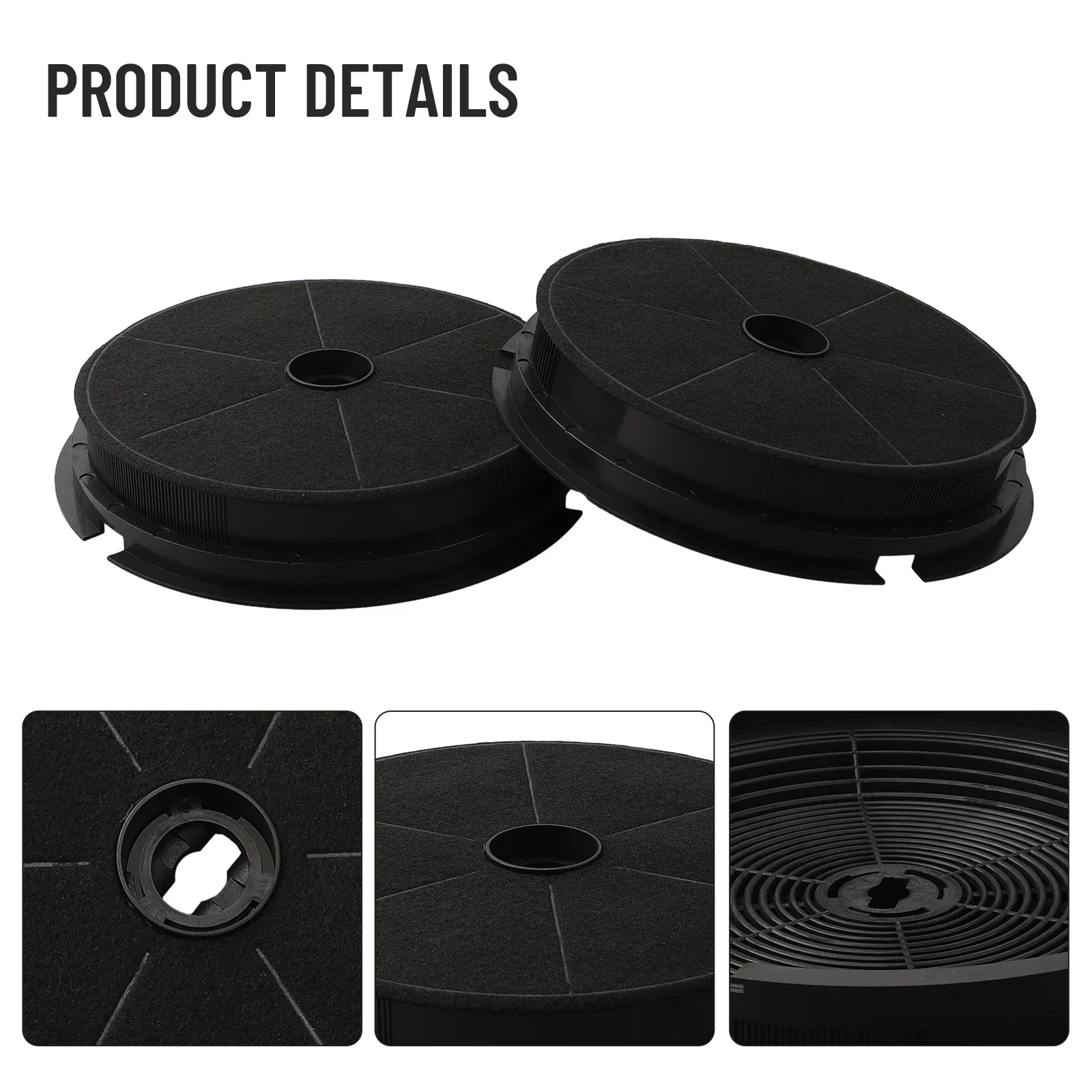 Maintain A Healthy Kitchen Environment Round Charcoal Filter For Exhaust Hoods Effective Bacteria Trapping Reduce Odors