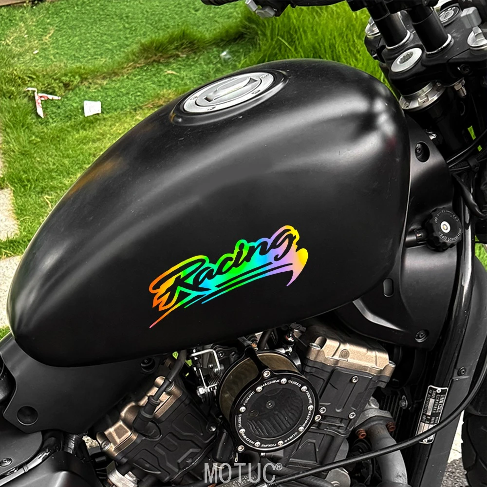 Racing Motorcycle Sticker Waterproof Vinyl Decal Body Shell Side Panel Fuel Tank Car Window Door 1pc