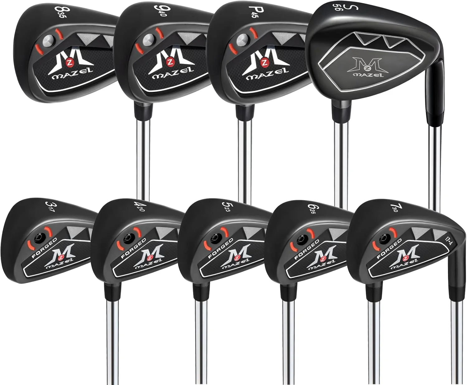 

STLF MAZEL Men Right Handed Golf Iron Set 3-SW (9 Pieces)