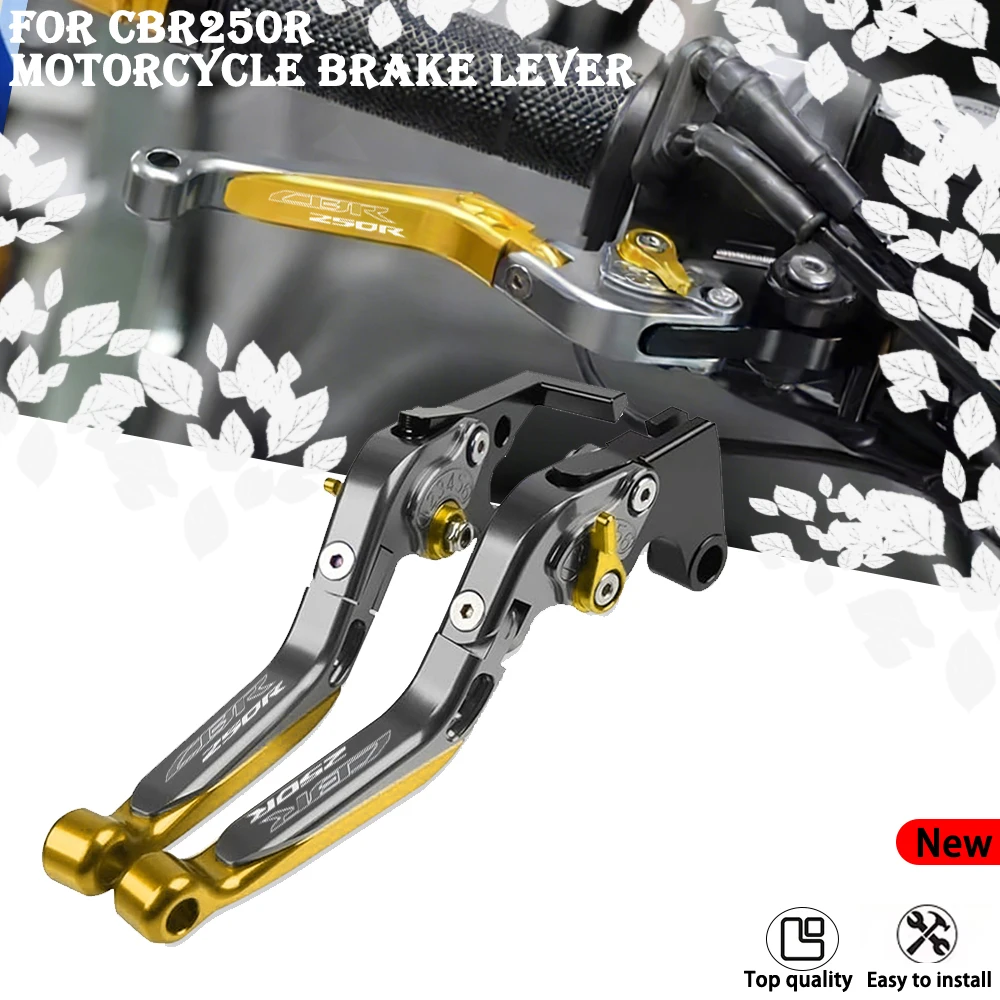 Para CBR250R CBR250 R CBR 250 R 2011 - 2023, Juego de Palancas de Embrague y Freno CNC, Palancas Ajustables y Plegables, Repuestos para Moto.