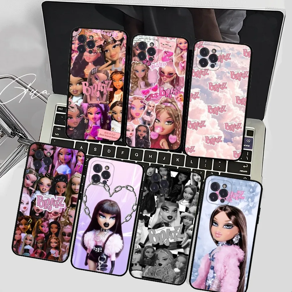 lovely Doll Bratz Phone Case For iPhone 15 14 11 12 13 Mini Pro XS Max Cover 6 7 8 Plus X XR SE 2020 Funda Shell