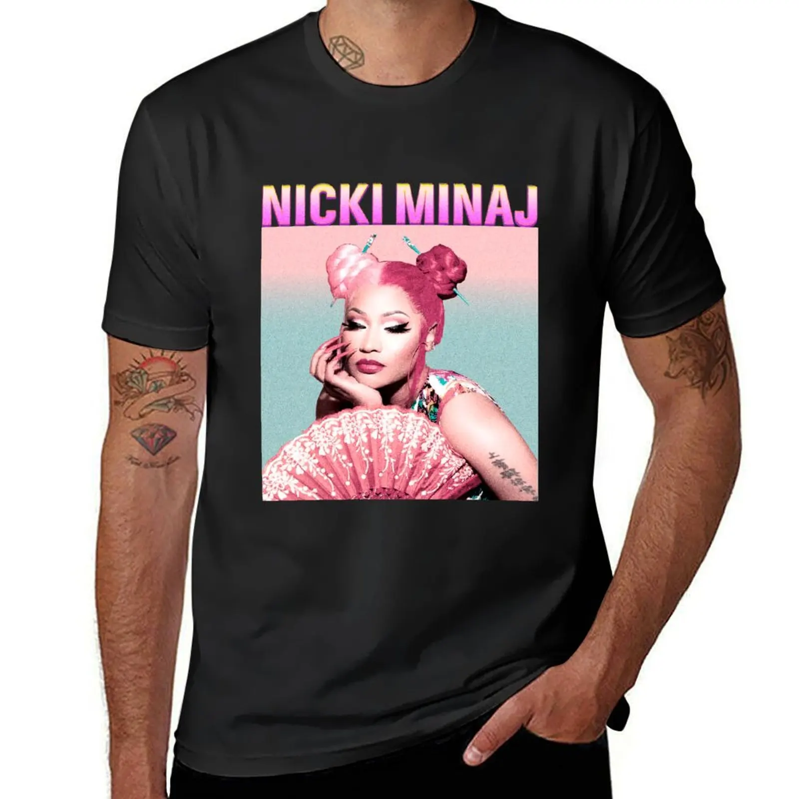 Bootleg Nicki Minaj Shirt Y2K T-Shirt sublime funnys anime clothes t shirt for men