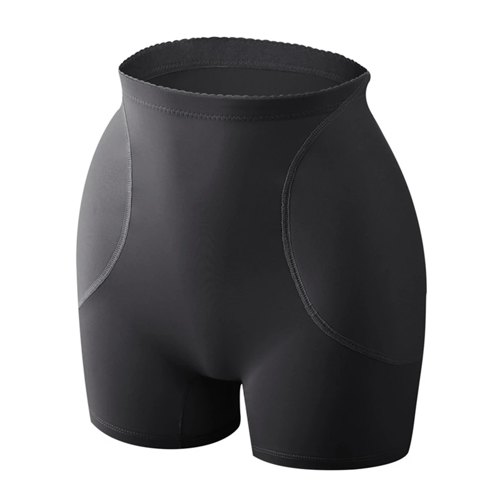 Women\'s Invisible Hip Lifting Shaping Panties High-Rise Foam Pads Fake Ass Sexy Underpants Soft Breathable Boyshorts Shapewear