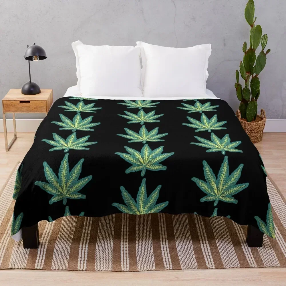 

weed Throw Blanket Large Flannels Flannel Luxury Blankets