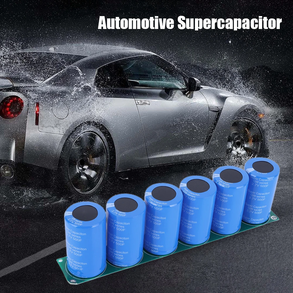 Condensatore automobilistico 16V 83F raddrizzatore elettronico con scheda di protezione accessori per batterie Super condensatore