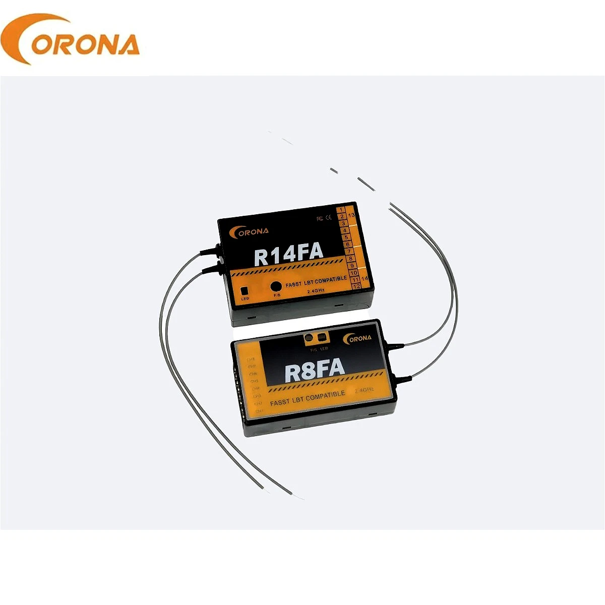 

Приемник радиоуправляемой модели FUTABA 2,4 ГГц FASST, совместимый с приемником для 10C 12FG 14SG 16SZ 18SZ R8FA/R14FA