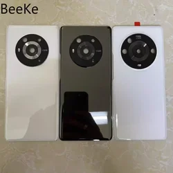 Repair For Honor Magic 4 Pro LGE-NX9 Rear Battery Glass Door Case Shell + Camera Lens + Adhesive Back Cover Housing Replacement