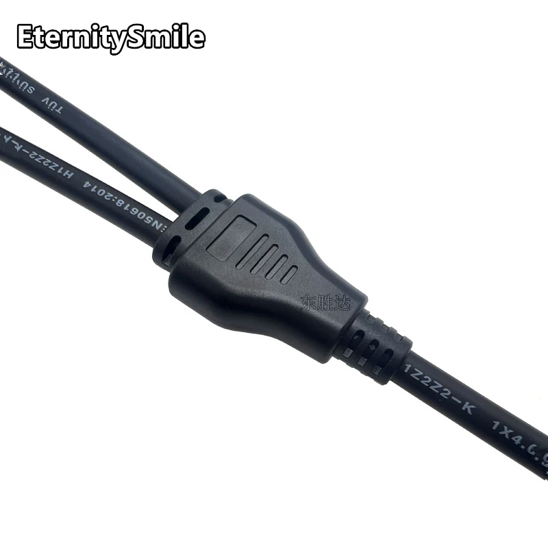 Solar Panel Connector 1 to 2 Cable Combiner Y Branch Connector Solar Cable Parallel Adaptor in Pair
