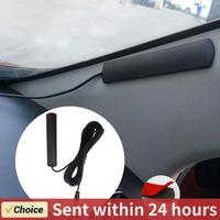 DC 5-12V Car Interior Hidden Amplified Antenna Car Electronic Radio Antenna Car Radio Patch Aerial for Car Truck Motorcycle Boat