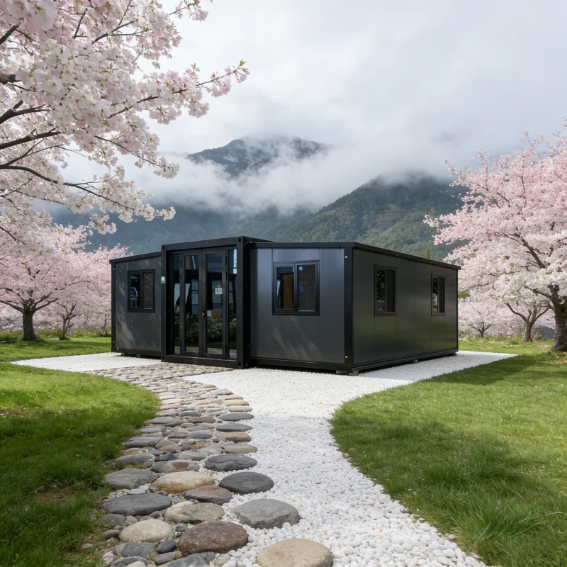 Customizable Portable Villa, Bedroom Prefabricated Expandable Container House, 40ft 30ft, Modern Design, Mobile House Hotel