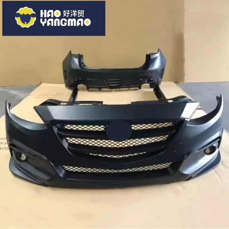 Suitable for Mazda3 Axela 2014-2016 Hatchback Modified Front Rear Bumper Side Skirt Grille PP Material Car Body Kit Accessories