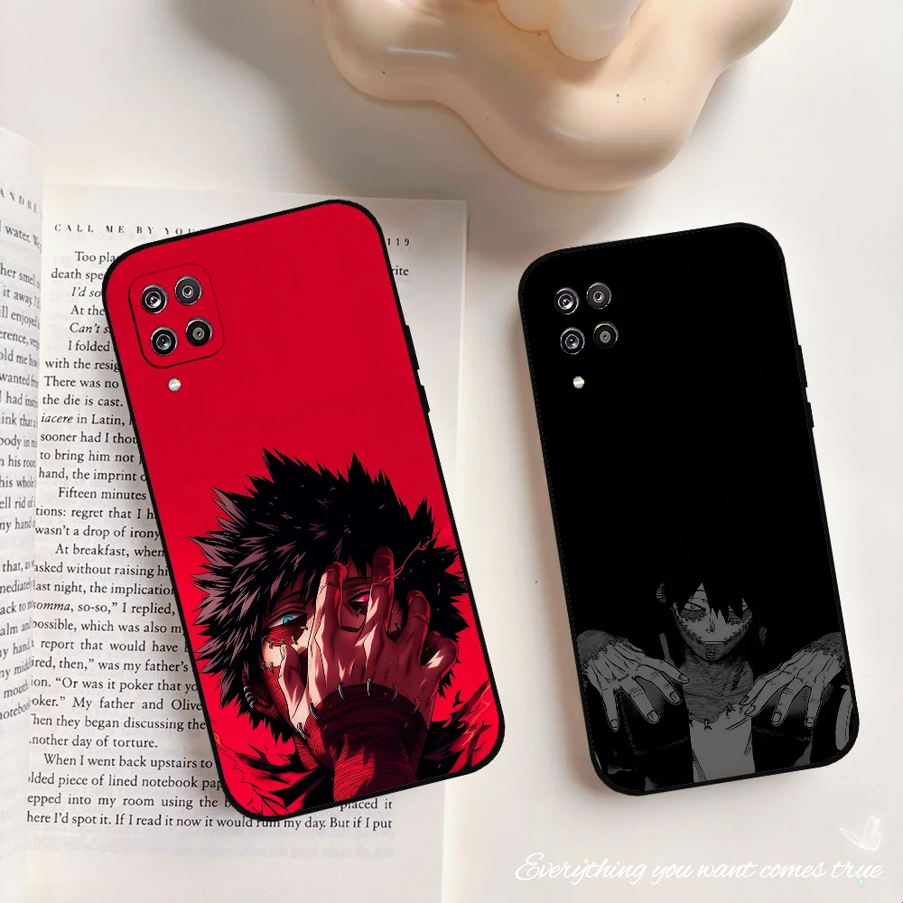 Funda de teléfono Dabi My H-Hero A-AcademiaS para Samsung S24, S25 22,30, Note20, Ultra, Lite, Ultra, 5G, Plus, FE, funda negra