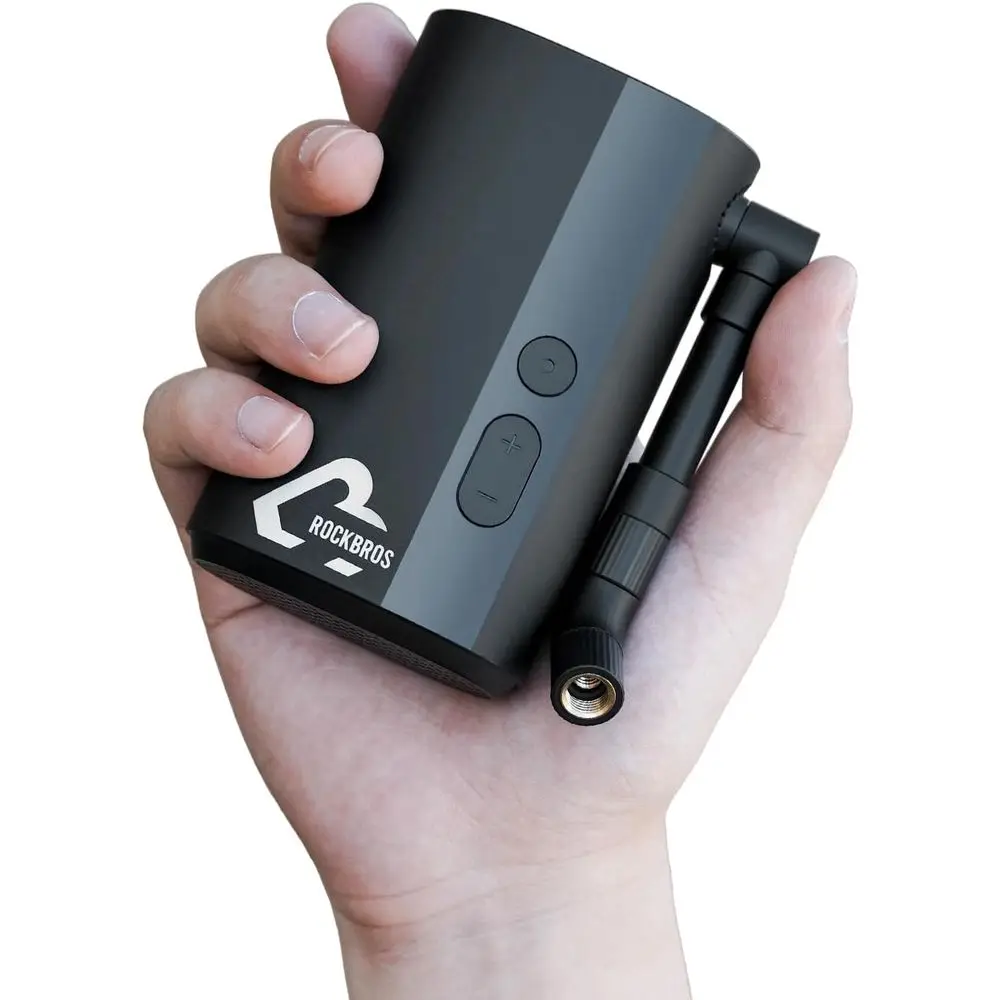 

Мини-электрический насос для велосипедов, 32-позиционная станция, цифровой манометр, автоматическое отключение, совместим с Presta и Schrader