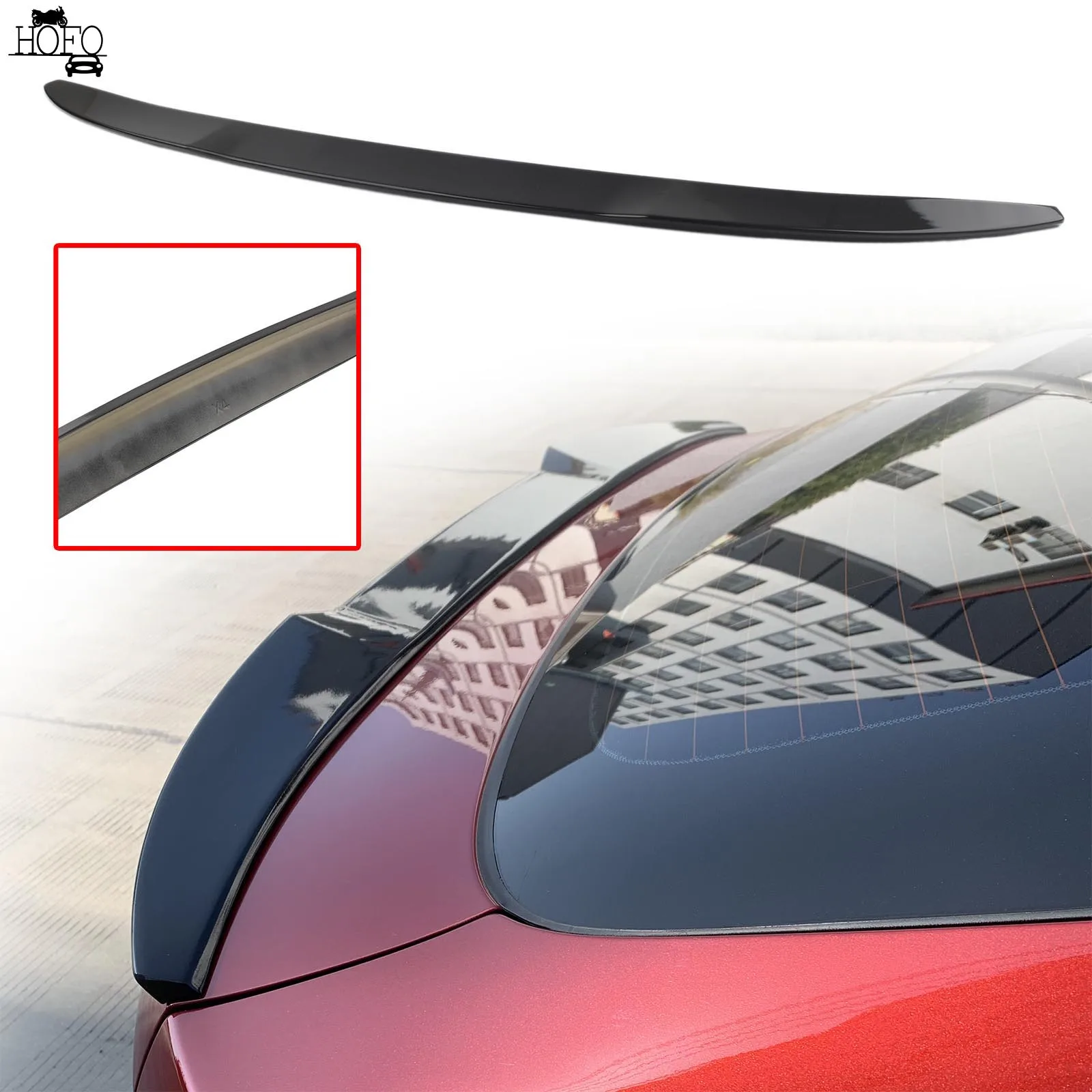 

Car Tail Wings Fixed Wind Spoiler Rear Wing Auto Decoration Accessories For 2018-2022 BMW X4 G02