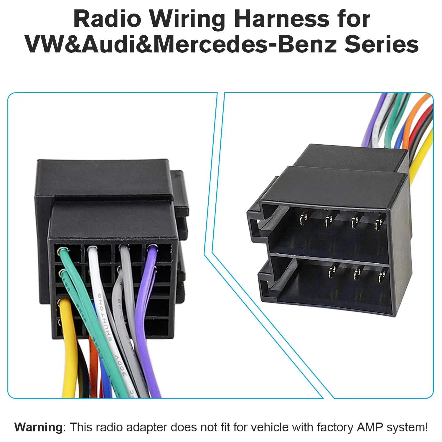 ISO Wiring Harness lead cable Stereo Radio FOR Opel Astra Agila Combo Movano Omega Senator Tigra Coupé Vectra Zafira