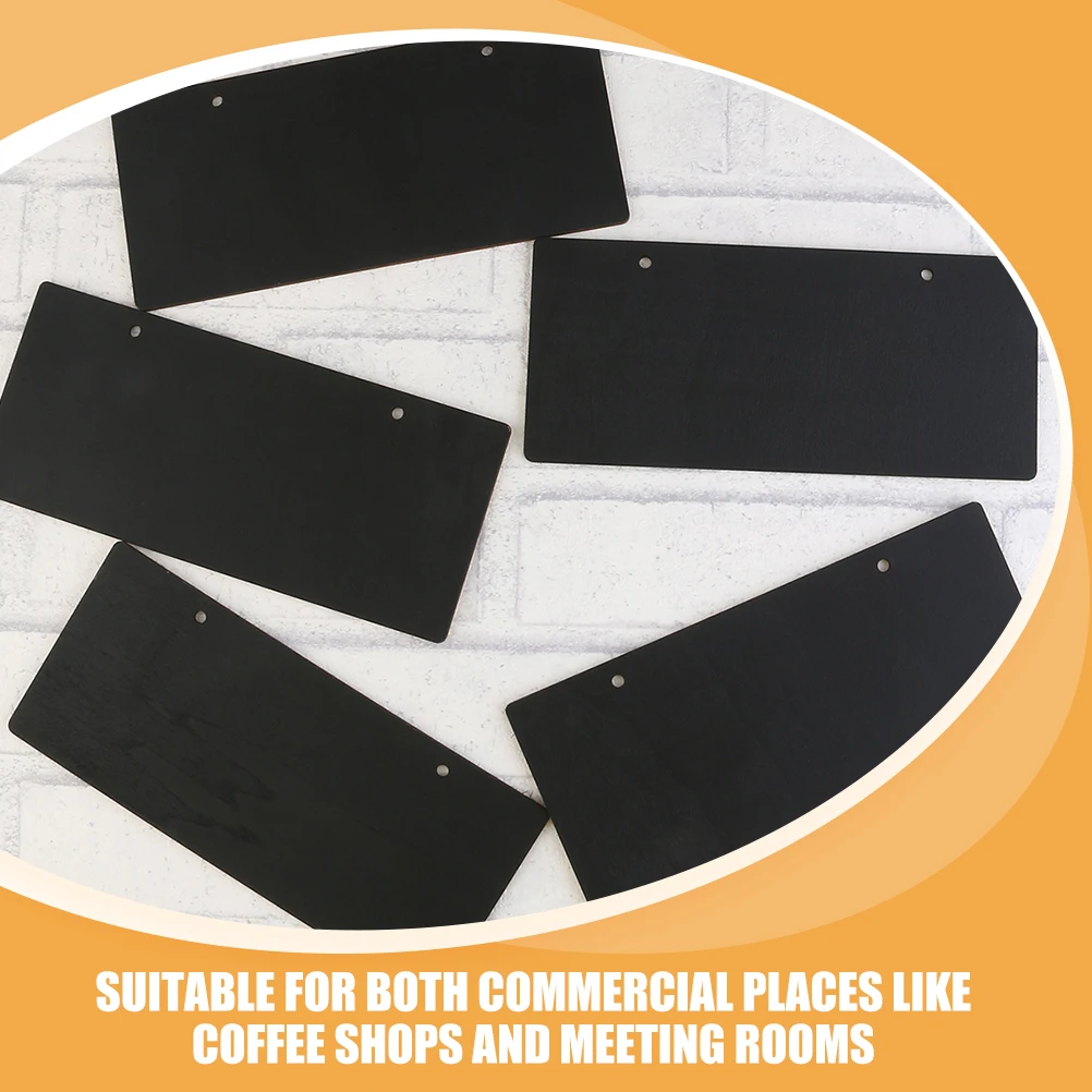 

1 Set Of Small Blackboard With Rope Hanging Chalkboard Sign For Coffee Shop Office Exhibition Wood Message Board Wooden Price