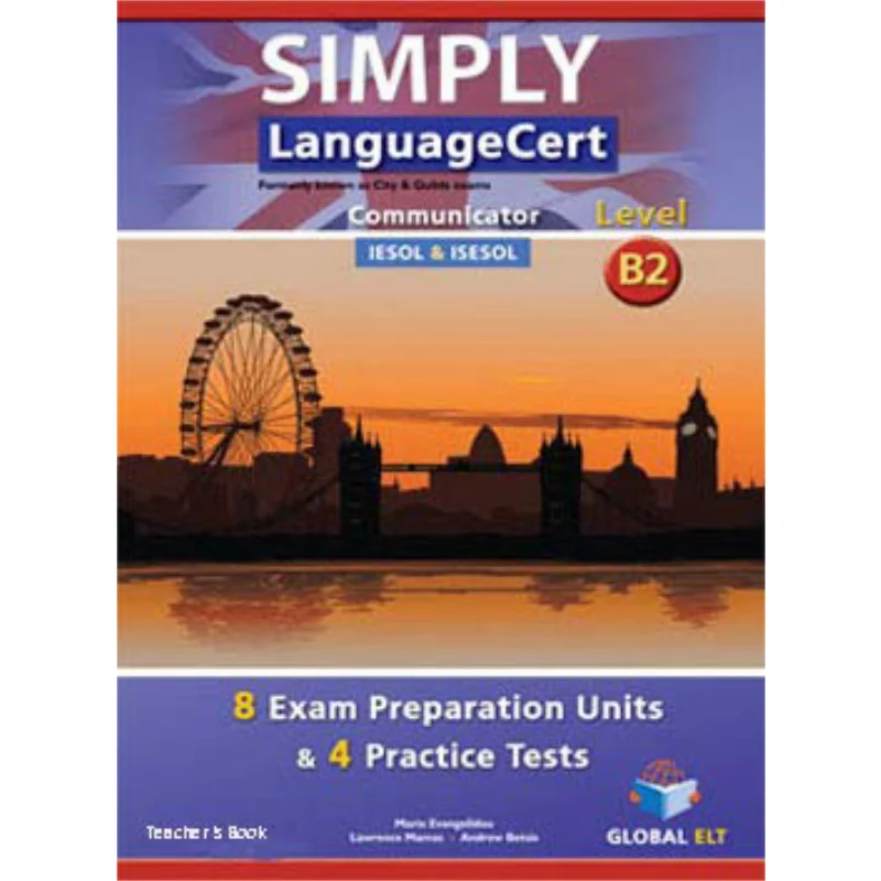 

SIMPLY LanguageCert CEFR B2 Preparation Practice Tests Overprinted Edition With Answers 9781781644119