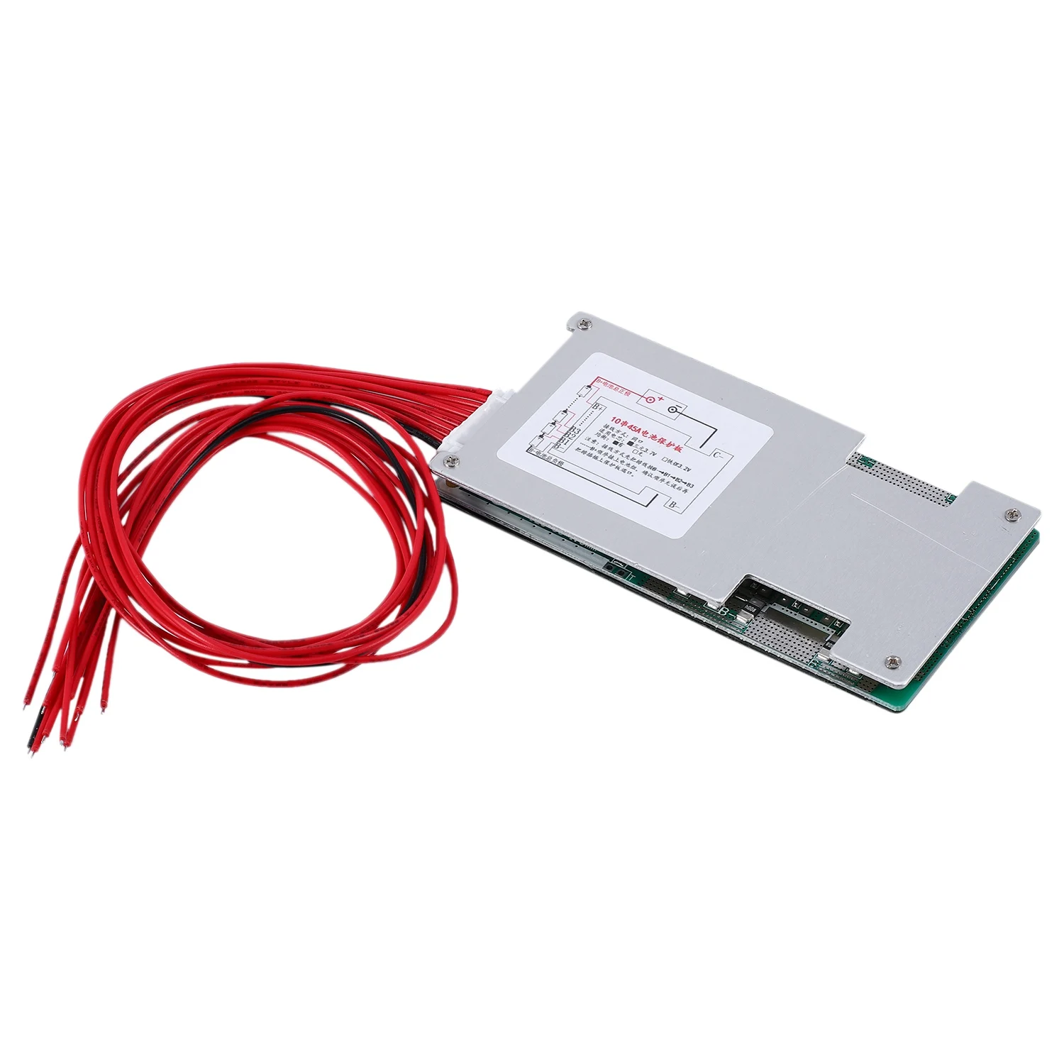 M13K-10S 36V 45A Li- Lipolymer Battery Protection Board BMS PCB Board With Balance For E-Bike Escooter