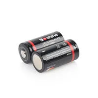Soshine LiFePO4 RCR123 550mAh Battery and Smart LiFePO4 Charger 3.2V 550mAh 16340 Rechargeable Battery 2000 Time Discharge Cycle