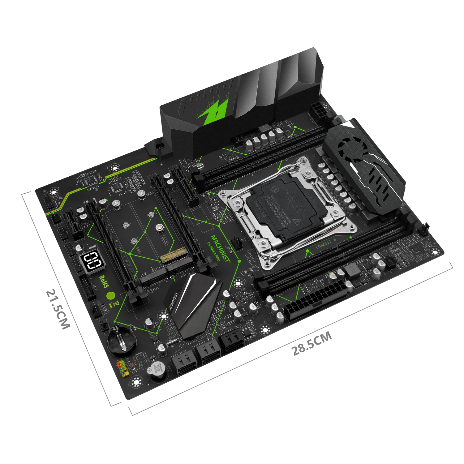 Go Machinist-X99 Motherboard, LGA2011-3, Suporte DDR4, Memória Desktop, Xeon E5, V3, Processador V4, SATA 3.0, USB, M.2, NVME, ATX, E5, MR9A PRO