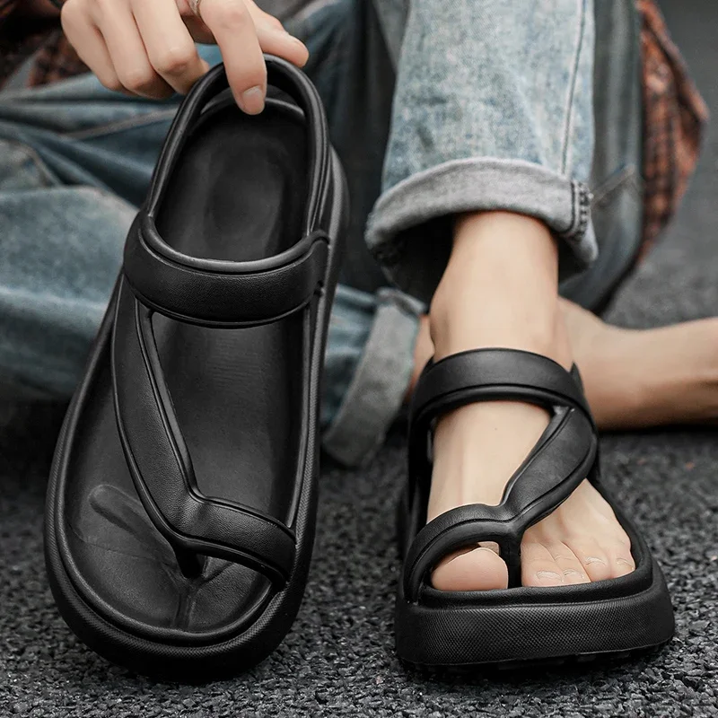 Original Summe sandal men outdoor fashion Roman sandals beach anti slip casual lightweight open toe slippers garden shoes