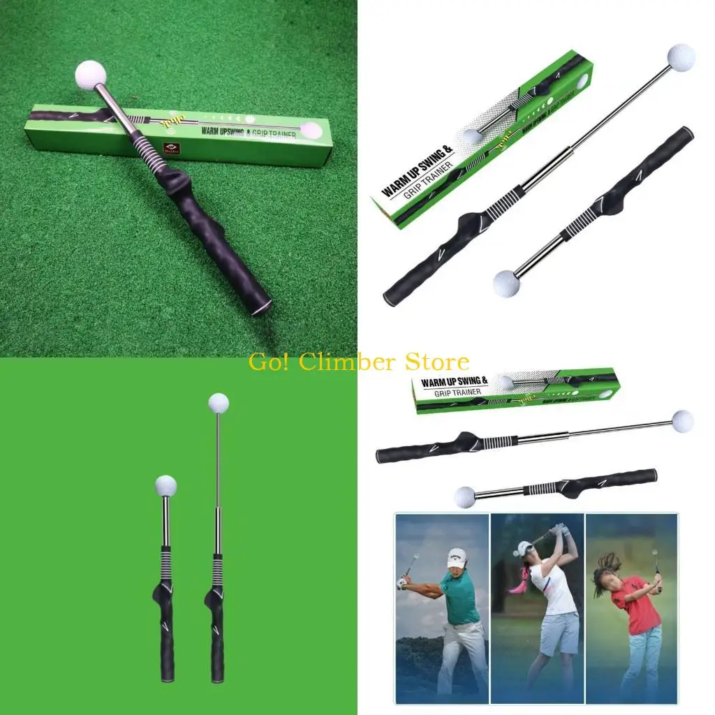

Q84C Golf Training Club Telescopic Warm Up Golf Swing Tempos Trainer Golf Swing Practice Stick Training Aid Posture Corrector
