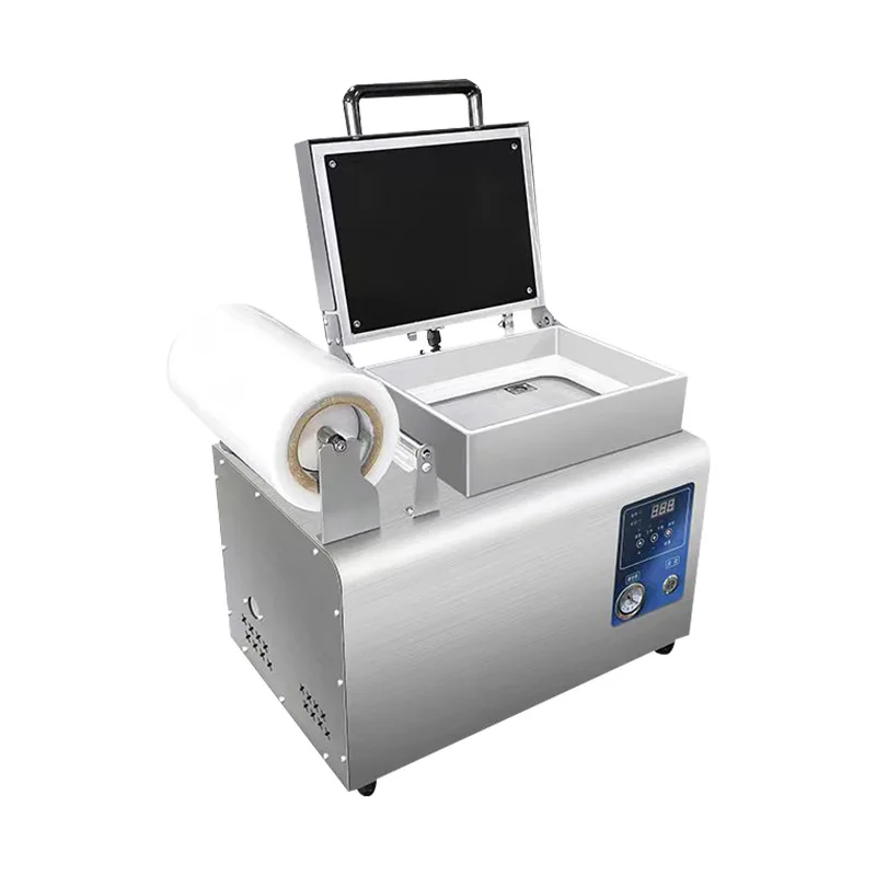 Body vacuum packaging machine Commercial hand-pressed automatic seafood packaging and fresh-locking sealing machine