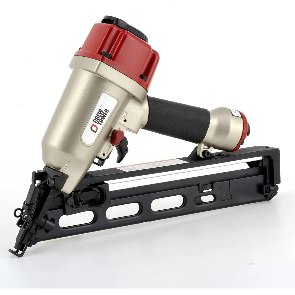 

NT65 15 Gauge, 1-1/4" to 2-1/2" Angle Finish Nailer Pneumatic Finishing Nail Gun for Molding, Baseboard, Trim and Finishing, Air
