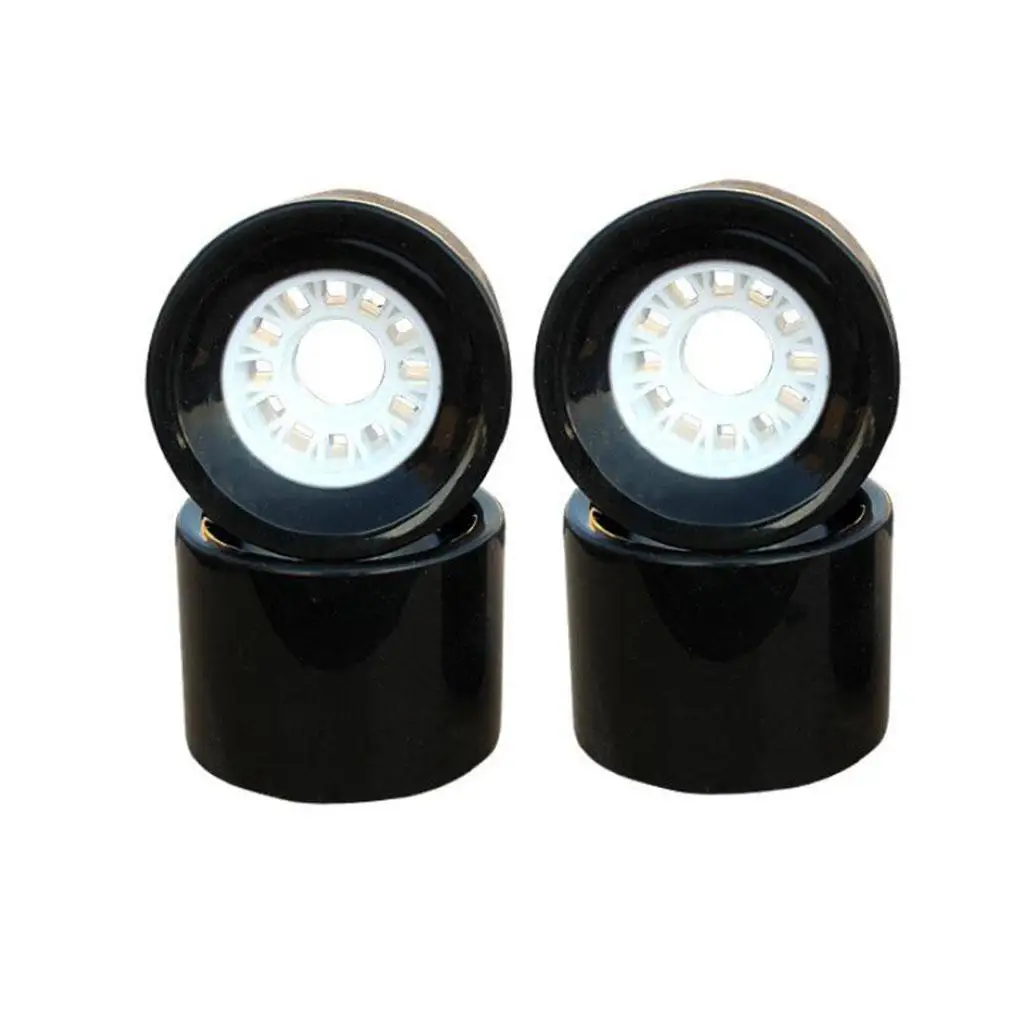 Ruedas Profesionales para Patineta, PU de Alta Elasticidad, 70mm, Juego de Ruedas para Longboard y Cruiser, para Mantenimiento de Patinetas