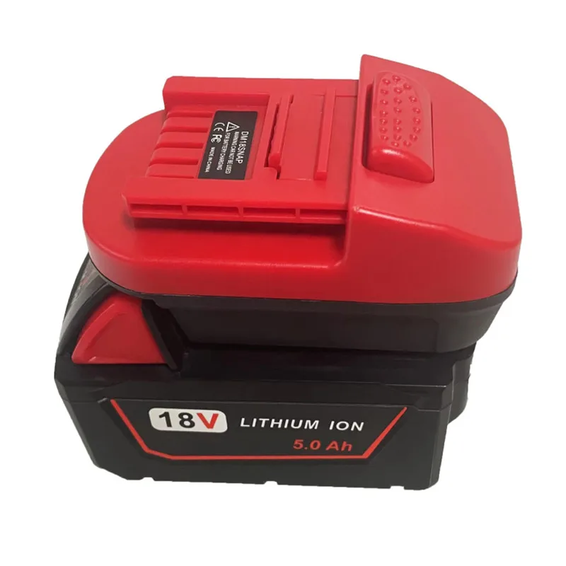 New Replacement For Dewalt for Milwaukee DM18SNAP Battery To Snap On Tool Adapter