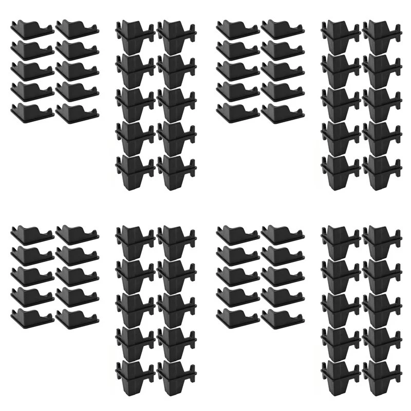 2026 New 80PCS Post Inserts Connectors For Shelf Heavy Duty Shelving Unit - Plastic, Injection Molded, Sturdy & Strong Support