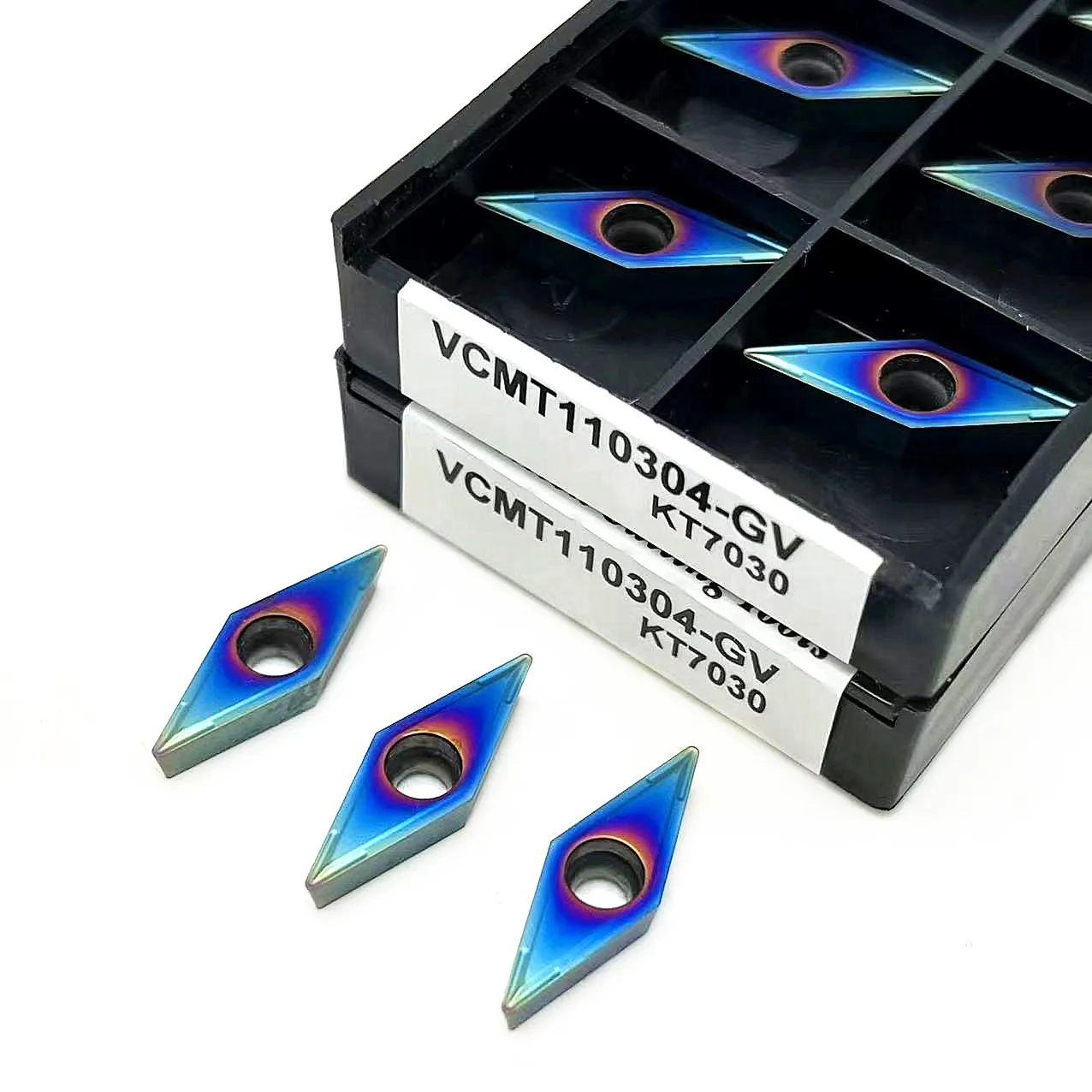 VCMT110304 GV KT7030 высококачественный карбидный фреза токарный инструмент металлический токарный инструмент CNC токарная вставка VCMT11 режущий инструмент