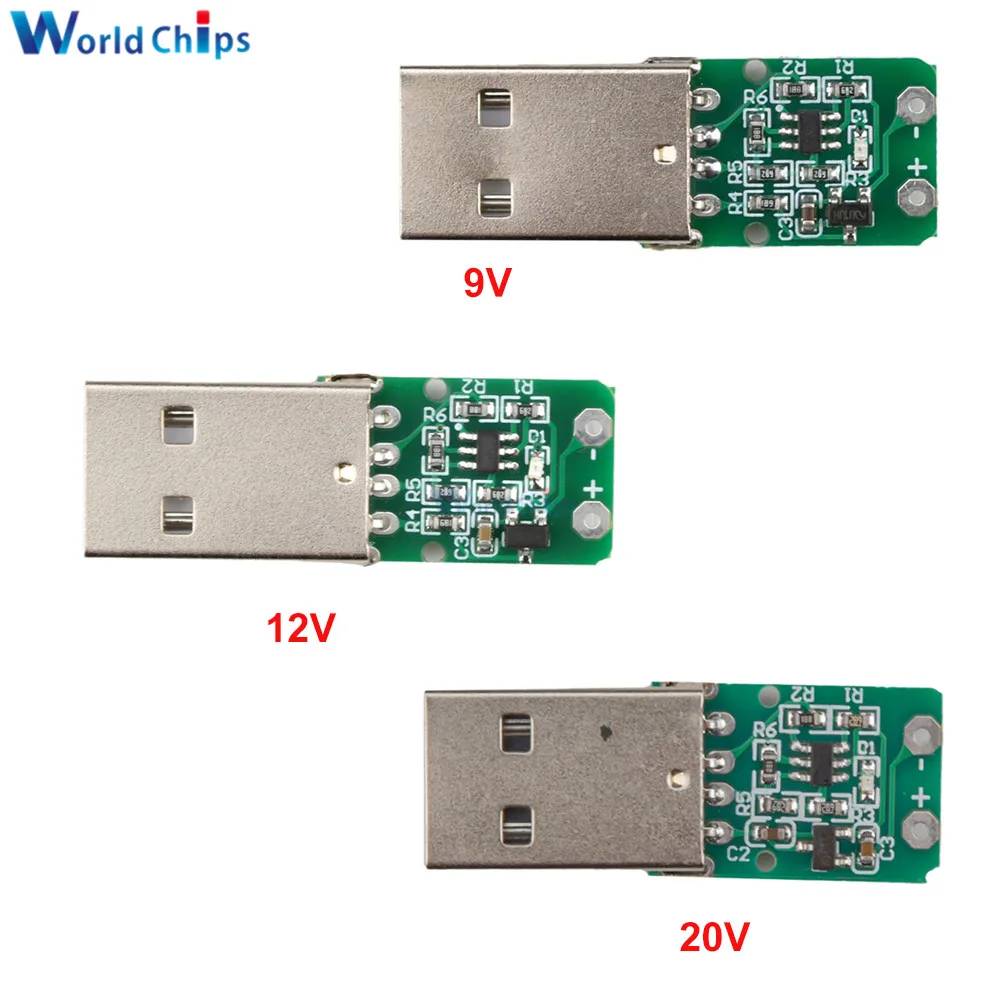 QC2.0 3.0 Fast Charge Decoy Trigger Board Inducer Line Motherboard 9V 12V 20V 2.5A for Power Bank Charger with QC Function