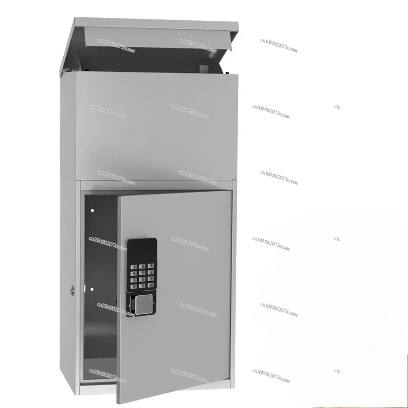 Electric Parcel Delivery Box Package Drop Off Box With Combination Lock Mail Box Steel Outdoor