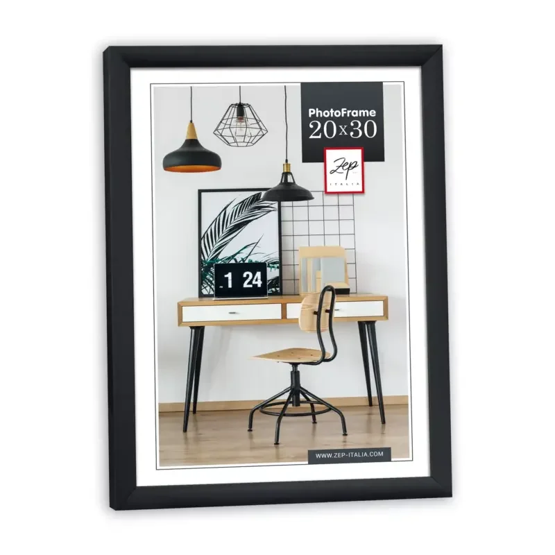 Frame BASIC plastic 20X30 black ZEP