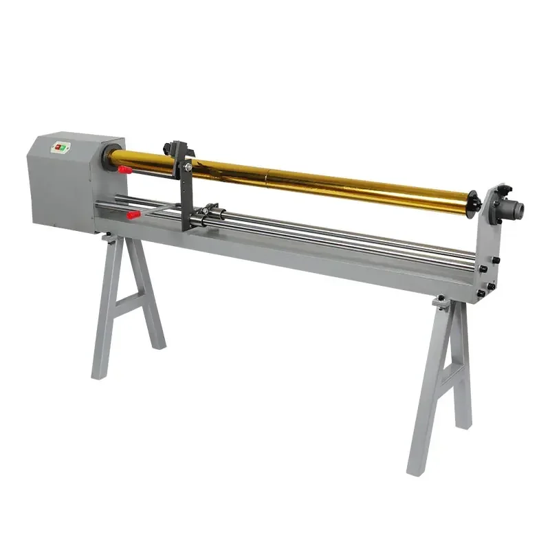 Electric bronzing paper QG-9 anodized aluminum cutting machine 1.2m bronzing gold belt electric slitting machine paper roll